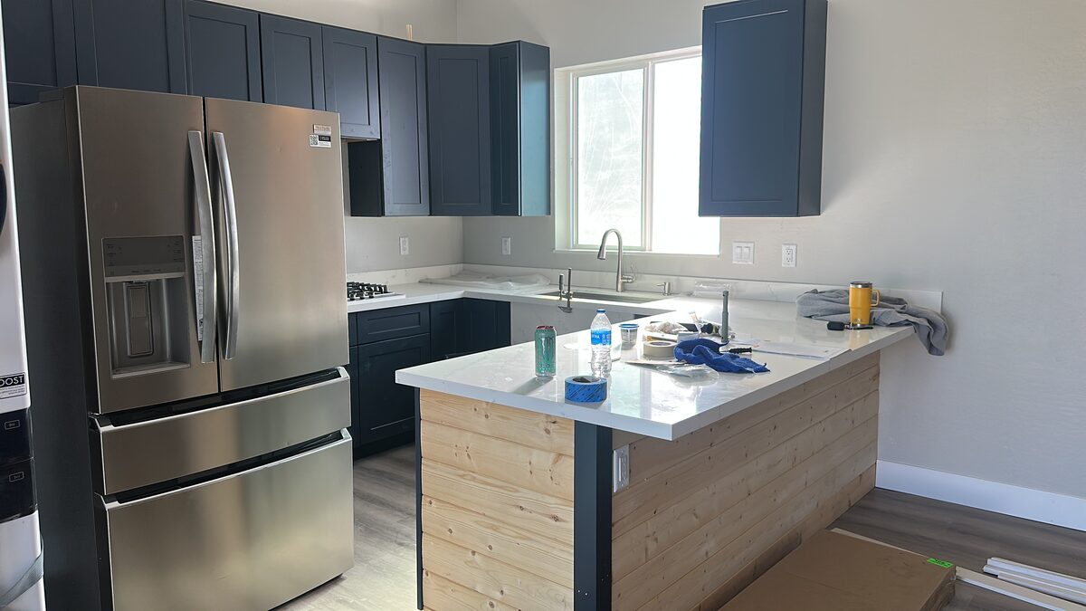 Kitchen island remodel in Ocotillo