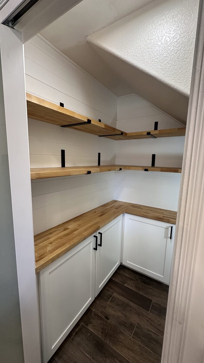 Custom pantry in Cooper Commons