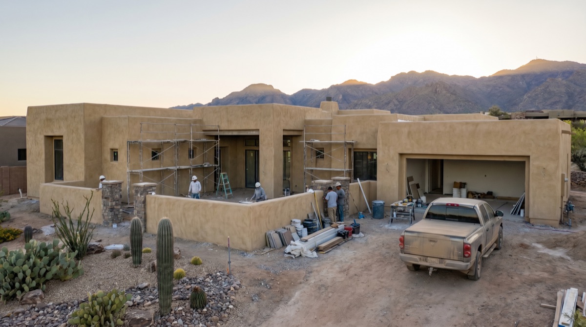 Stucco project in Chandler
