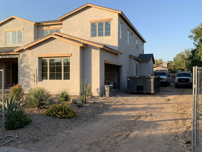 Stucco elastomeric coating project in Scottsdale